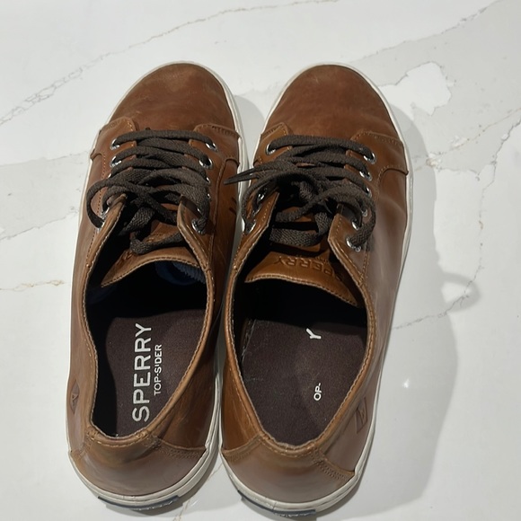 Sperry Mens leather top sider size 8.5 - Picture 5 of 11